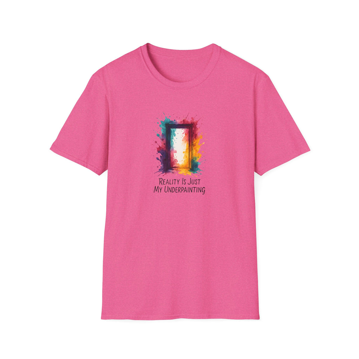 Rainbow Watercolor Frame T-Shirt